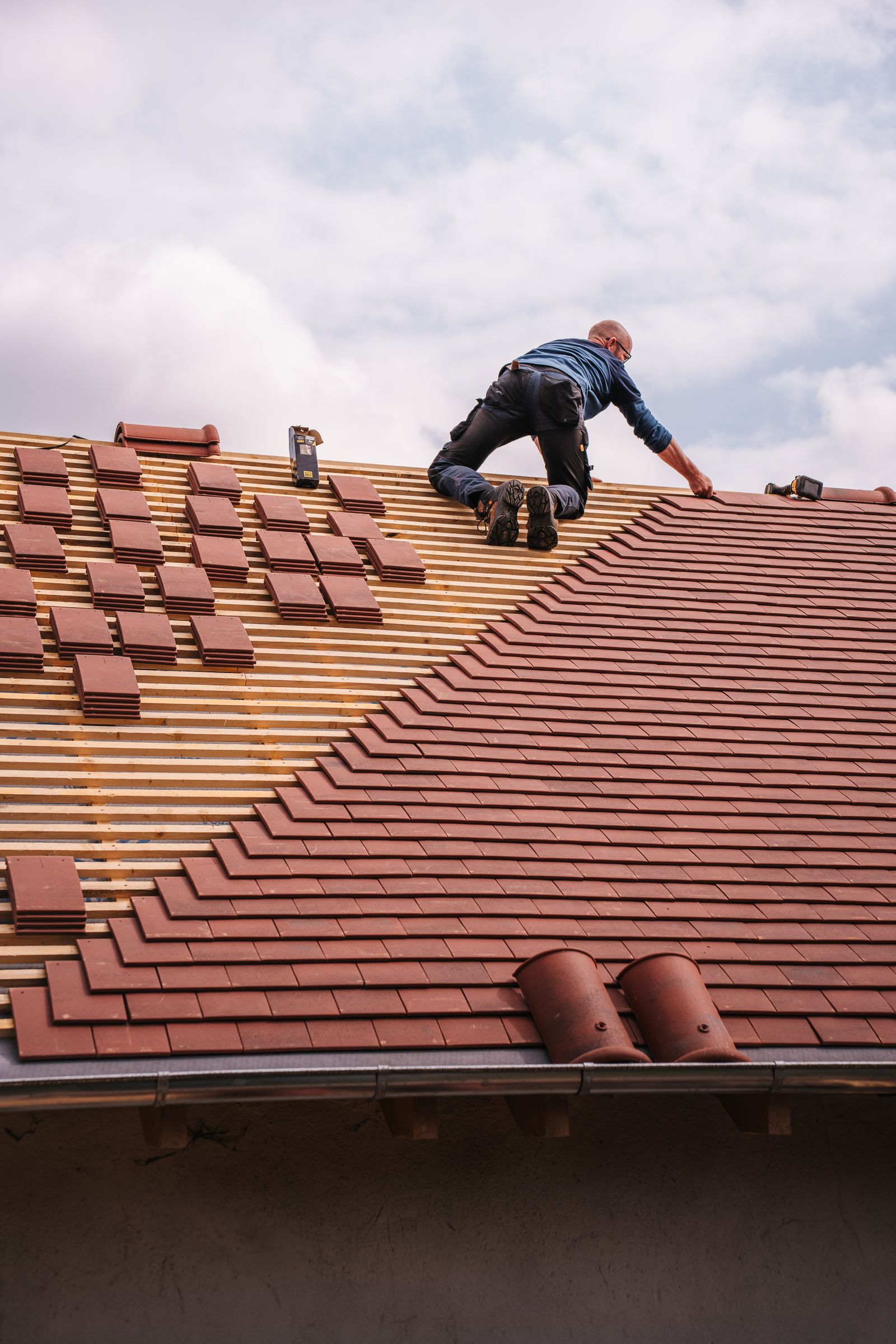 Completed roofing project